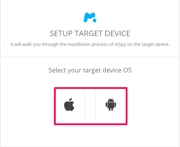 Appareil cible mSpy